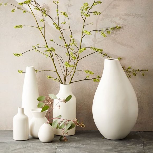 West Elm Other - New White Bottle Vase